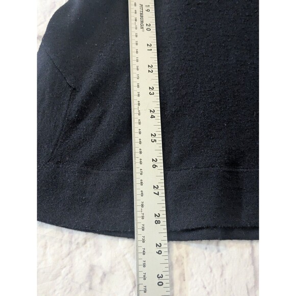 Tory Burch Merino Wool Tunic Sweater With Beaded Rope Collar Size Medium - Picture 8 of 11